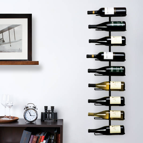 Wine Enthusiast Companies 12 Bottle Wall Mounted Wine Bottle Rack in